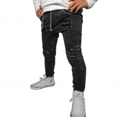 Spodnie Despacito dekatyzowane classic czarne