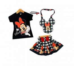 Komplet Minnie 4 części czerń
