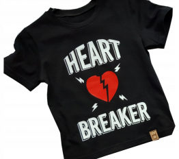 T-shirt Heart Braker czarny MIMI 