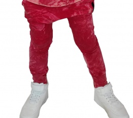 Spodnie Despacito dekatyzowane batik koral