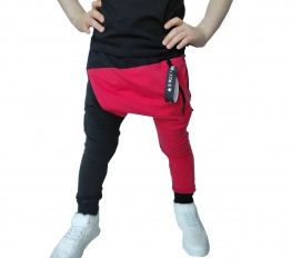 Spodnie z street boy koral