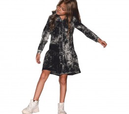 MashMnie Under The City sukienka szmizjerka jeansowa black