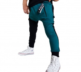 Spodnie street boy butelka ocieplane