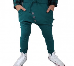 Spodnie Style Kids butelkowa zieleń