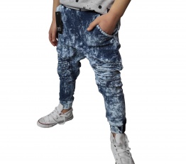 MashMnie Under the City spodnie jeansowe niebieskie