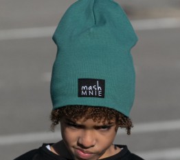 Mashmnie czapka zielona