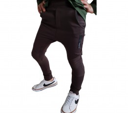 Spodnie Despacito baggy brąz 