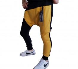 Spodnie street boy musztarda