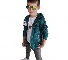 Kurtka parka przejściowa BIG ZIP butelka