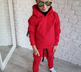 Bluza street boy czerwień Style Kids