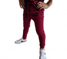 Spodnie Despacito basic bordo