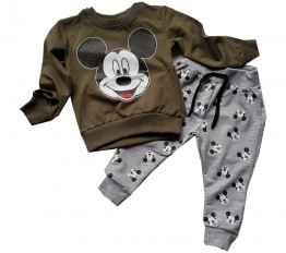 Komplet Mickey khaki