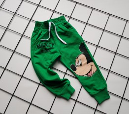 Spodnie Mickey zieleń