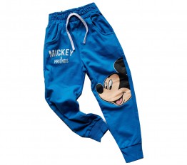 Spodnie Mickey niebieskie