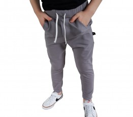 Spodnie basic style kids stalowe