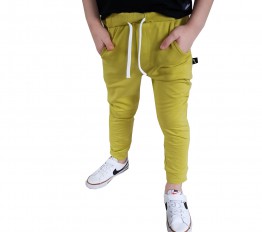 Spodnie basic style kids limonka