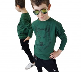 MashMnie  LONG WOLF ZIELONY WOW