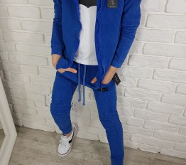 Spodnie Despacito dekatyzowane vintage blue