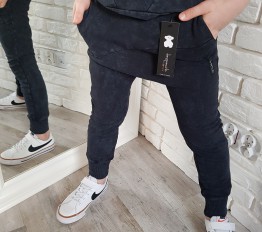 Spodnie Despacito dekatyzowane wilk black