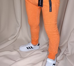 Spodnie Despacito dekatyzowane wilk orange