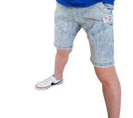 Szorty dekatyzowane FUN KIDS niebieskie