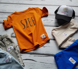 T-shirt FUN KIDS SZEF Orange