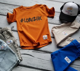 T-shirt FUN KIDS ŁOBUZIAK Orange