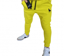 MashMnie SPODNIE WOLF NEONOWO ŻÓŁTE