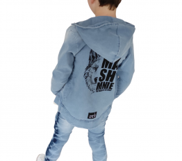 MashMnie bluza jeansowa niebieska