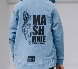 MashMnie bluza jeansowa niebieska