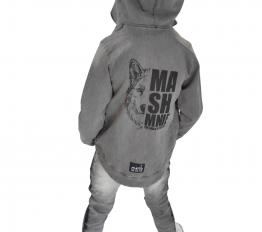 MashMnie bluza jeansowa grafitowa