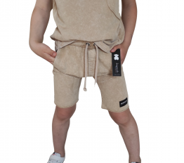Despacito Szorty dekatyzowane beige