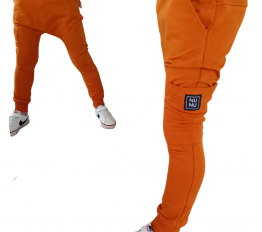 Spodnie normal kieszeń orange NUNU