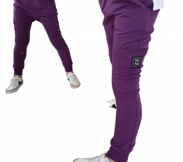 Spodnie normal kieszeń fiolet NUNU