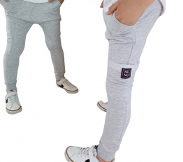 Spodnie normal kieszeń szare NUNU