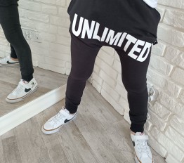 Spodnie unlimited czarne Style kids 