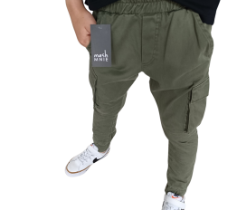 Mashmnie BOJÓWKI Z TKANINY KHAKI