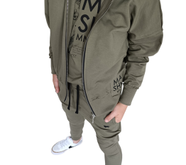 MashMnie BLUZA ROZPINANA KHAKI