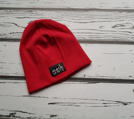 Mashmnie czapka Czerwona