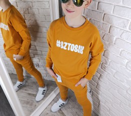 ALL FOR KIDS BLUZA SZTOSIK MUSZTARDOWA 
