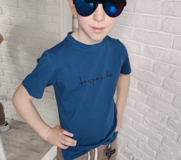 T-shirt Despacito Basic atrament Spring'24