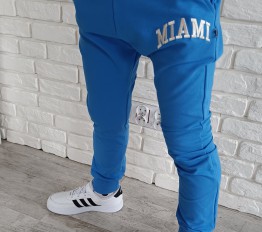 Spodnie slim Miami niebieski MIMI 