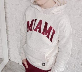 Bluza Miami burgund haft MIMI 