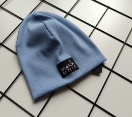 Mashmnie czapka niebieska