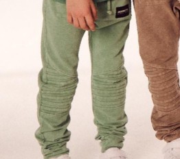 Spodnie Despacito dekatyzowane vintage green