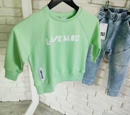 Bluza LOOSE BLUZZ zielona