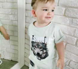 MashMnie Feel The Wild Drop 2 T-Shirt miętowy