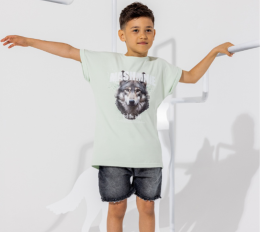 MashMnie Feel The Wild Drop 2 T-Shirt miętowy