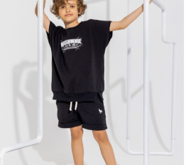 MashMnie Feel The Wild Drop 2 spodenki dresowe Wolf Czarne