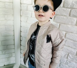 MashMnie Feel The Wild Drop 2 kurtka bomberka Wolf beżowa